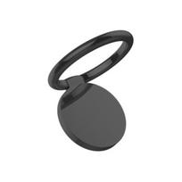 Telefono stovas 360 laipsnių besisukantis Lipnus metalinis piršto žiedas telefono laikiklis telefonams juoda