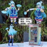 Anime Kono Subarashii Sekai ni Shukufuku o! Aqua Action Figure PVC Collection Figure Doll Hobby Toys Desktop Decrations 20cm with retail box jūros banga