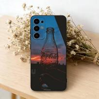 CocaS-S Fashion C-Cola  Phone Case Black Silicone Soft For Samsung S25,S24,S21,S22,S23,S30,Ultra,S20,Plus,Fe,Lite Samsung S225G