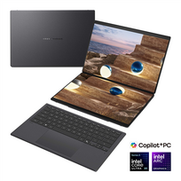 Nešiojamas kompiuteris Asus Zenbook Duo UX8407AA-SN066W 14 OLED 2.8K 144Hz Core Ultra X9 32GB 2TB W11 Pro
