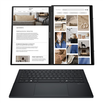 Nešiojamas kompiuteris Asus Zenbook Duo UX8406CA-QL287W 14 OLED liečiamas Core Ultra 7 255H 16GB 1TB Wi-Fi 7 Win11