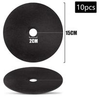 10Pcs Weed Mat Non-Woven Tree Mulch Ring Tree Protector Mat Reusable Weed Barrier For Weed Control Root Protectio black