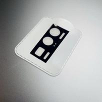 „Xiaomi Poco F5 Pro Camera Black Plating Silk Printing Lens“ 9H grūdinto stiklo apsauga, apsauginė plėvelė 1 Pcs (Poco F5 Pro) juoda