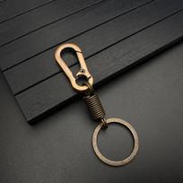 Spyruoklinis raktų pakabukas Laipiojimo kabliukas Raktų pakabukas Paprastas Tvirtas karabino formos raktų pakabuko priedai Metalinis vintažinis raktų pakabukas