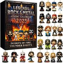 LEGENDS ROCK&METAL ADVENTO KALENDORIUS 2025 Kalėdinis Advento kalendorius Aklos dėžutės pakabukas