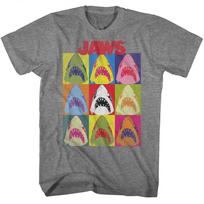 Jaws 70's Thriller Movie Andy Warhol Jawhol Sharks Photo Painting Men's T Shirt Unisex T-Shirt XL