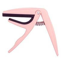 Steel Quick Change Acoustic Guitar Clamp Accessory Capo Key Tuning Ukulele Pick rožinė
