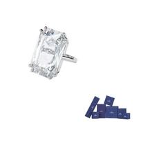 Swarovski Rodžio padengti žiedai moterims 52-Original brand box (color random) balta