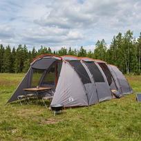 Tunnel Tent Gray and Orange 675 x 392 x 210 cm