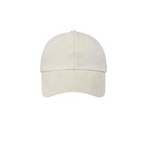 Embroidered Love Heart Baseball Cap Academy Style Peaked Cap Ponytail Half Empty Top Hat Cotton Sun Cap Sunscreen Sun Hat Men