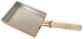Nakamura Copperware Manufacturing Copper Egg Roll 13cm x 18cm a favorite of A frying pan for making fluffy and smooth Made in Co., Ltd. Pan, (Long),