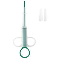 Pet Dog Cat Tablet Pill Gun Piller Push Dispenser Water Syringe Feed žalia