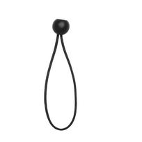 Elastinis gumos virvelė su rutuliuku baldakinui ir palapinei tvirtinti Single Bead juoda
