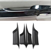 For BMW 7 Series F01/F02 2009 - 2015 730 740 750 760 Car Styling Interior Door Handle Pull Protective Quick tall Cover Trim Front Carbon Texture