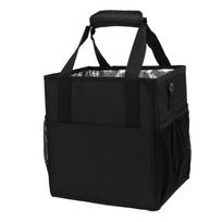 4 Cup Insulated Drink Carrier   Dividers Portable Insulated Beverage Holder Bag for Daily Life Takeout Travel