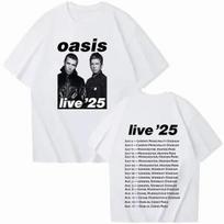 New Arrival Oasis Live 26 Tour Short Sleeved Round Neck Y2k Tshirt Men Clothing New in Top & Tees Mens T-Shirt Ropa Hombre 4XL