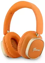 Guess Rectangle Metal Script Logo ENC belaidės ausinės oranžinės spalvos