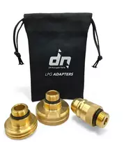 LPG/GPL Autogas adapterių rinkinys M22 (21,8 mm) ACME + DISH + Euronozzle su DN Autogas Parts transportavimo krepšeliu