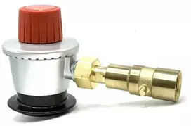 LPG JUMBO Clip-On adapteris 35 mm G.56 į G.2 (W21,8 x 1/14") + Bayonet adapteris dujų balionams