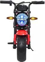 Vaikiškas elektrinis motociklas su 300W varikliu, LED žibintais, Bluetooth, nuo 3 metų, juodas