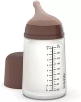 SUAVINEX ZERO ZERO ANTI-COLIC BUTELIUKAS SU VIDUTINĖS SROVĖS ŽINDUKU, 270 ML, NUO +3 MĖN., MEDIUM