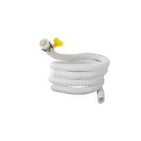 Plastic Air Conditioning Drain Tube White Faucet Extension Connector Hose  Bathroom 1m