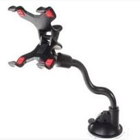 Versatile Goose Neck Phone Holder Flexible Hose Double Clip Bracket