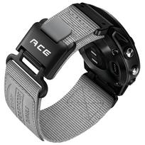 Nylon loop watch straps for Garmin Watch 22mm Bands, Fenix 8 47mm/7 6 Pro/5Plus/Forerunner 965/945/Approach S62/Quatix7 22mm pilka spalva