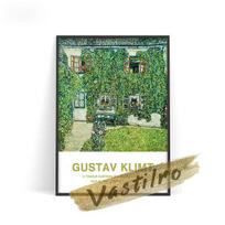 Gustav Klimt Art Nouveau Exhibition Poster Italian Gardening Landscape Oil Painting Female Portrait Retro Home 21cm×30cm NoFrame