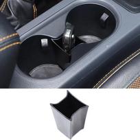 For Ford Ranger Wildtrak 2018- TPE Black Car Center Console Water Cup Holder Storage Box Car Interior Accessories Style B