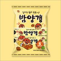 Crown Chestnut Yanggaeng (Sweet Red Bean Jelly) 5p x 2 Packs 5pcs x 1pack