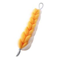 Bath Mesh 2 in 1 Shower Loofah Sponge Soft Exfoliating Bar Back Cleaning Tough Shower Mesh Bath geltona