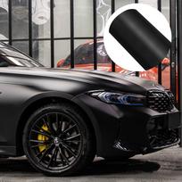 Automobilio plėvelė Matinė juoda Be burbuliukų Vinilinė plėvelė Auto PASIDARYK pats Lipdukas PET Lipdukas Išorės Interjero Apdaila Automobilio Aksesuarai 10x152cm gray