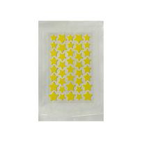 Colored Star Hydrogel Pimple Patch - Absorbs Pus and Clears Spot Hydrogel Pimple Patch geltona