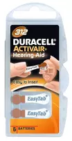 Duracell A312/DA312/ZL312 | Cinko-oro baterijos | 6 vnt.
