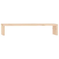 Monitor Stand 50 x 27 x 10 cm Solid Pine Wood