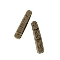 1 Pair Caliper Brake Pads Bicycle V-brake Pads Bicycle Brake Shoes Block  Bike Accessories žalia