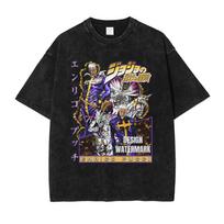 HUANHUSHENG JoJo's Bizarre Adventure Men's Cotton T-Shirt 2XL