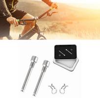 2 Sets M4 Threaded Disc Brake Caliper Bolts Titanium Alloy Brake Caliper Screws  for Road Bicycle sidabras