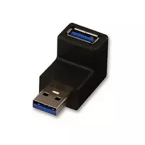 USB 3.2 Type A–A 90° adapteris Lindy 71261