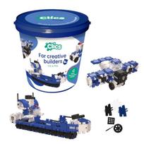 Klocki Clics Wiaderko 8W1 155 El. Konstrukcyjne 4+