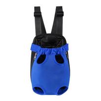 Pet Dog Carrier Backpack Mesh Camouflage Outdoor Travel Products Breathable Shoulder Handle Bags for Small Dog Cats S mėlyna