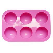 Pudding Baking Mold Half-ball Shaped Cake Muffin Cupcake Ice Cube Silicone Mould Baking Tool