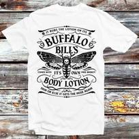 230 g/m² 100% medvilnės Buffalo Bill S kūno losjonas Jį įtrina losjoną ant marškinėlių Vintage Retro Ši dovana Vyrams Moterims Unisex Animacinis Anime Viršus Marškinėliai B755 XXS balta
