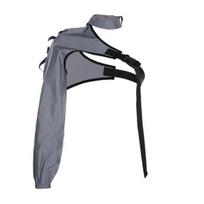 Women Chic Choker One Long Sleeve Strap Buckle Reflective Halter Smock Blouse fluorescencinė žalia spalva