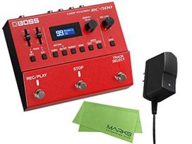 BOSS Loop Station Guitar Effects with Genuine AC Adapter Set RC-500 Pedal/Looper (PSA-100S2)