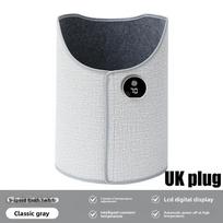 Electric Foot Heater Under Desk Silent Foldable Leg Warmer Thermostat Auto Shut Off Timer Office Home EU/UK Plug
