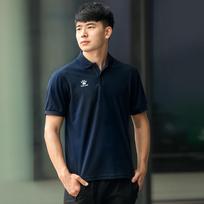 KELME Unisex Quick-Dry Lapel Polo Shirt XL tamsiai mėlyna spalva
