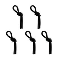 5Pcs Tennis Racket Damper Flexible Reduce Vibration Color Soft Reusable Elastic Vibrant Portable Tennis Racket juoda