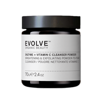 EVOLVE ORGANIC BEAUTY, Valomieji milteliai veidui prausti su enzimais ir vitaminu C, 70 g